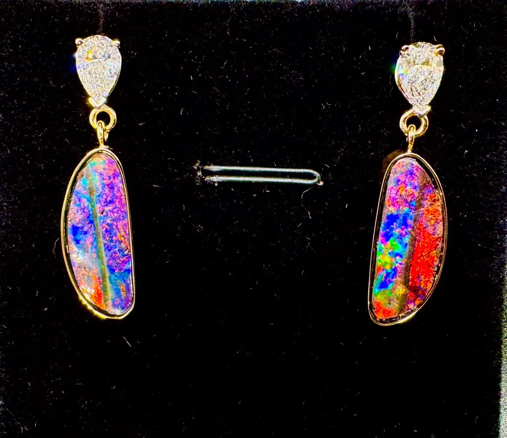 Opal Earrings